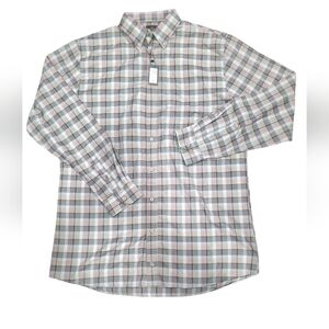 Men's Plaid Button-Down Shirt